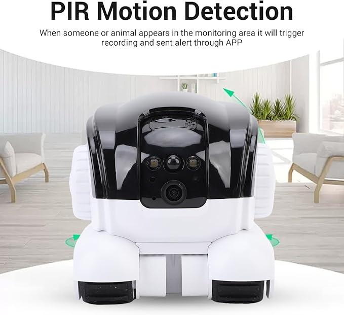 Security Camera, WiFi HD Indoor Smart Security Camera with Motion Detection, Cloud Storage, Wireless Pet with APP, Multi User Access, 2 Way Audio for Home Office