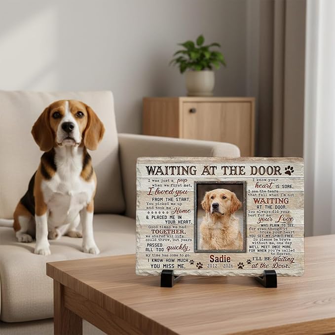 Dog Memorial Gifts for Loss of Dog, Personalized Dog Memorial Stone, Pet Memorial Gifts, Pet Loss Gifts, Pet Memorial Stones, Cemetery Decorations for Grave, Cat Memorial Gifts, Gifts for Cat Lovers