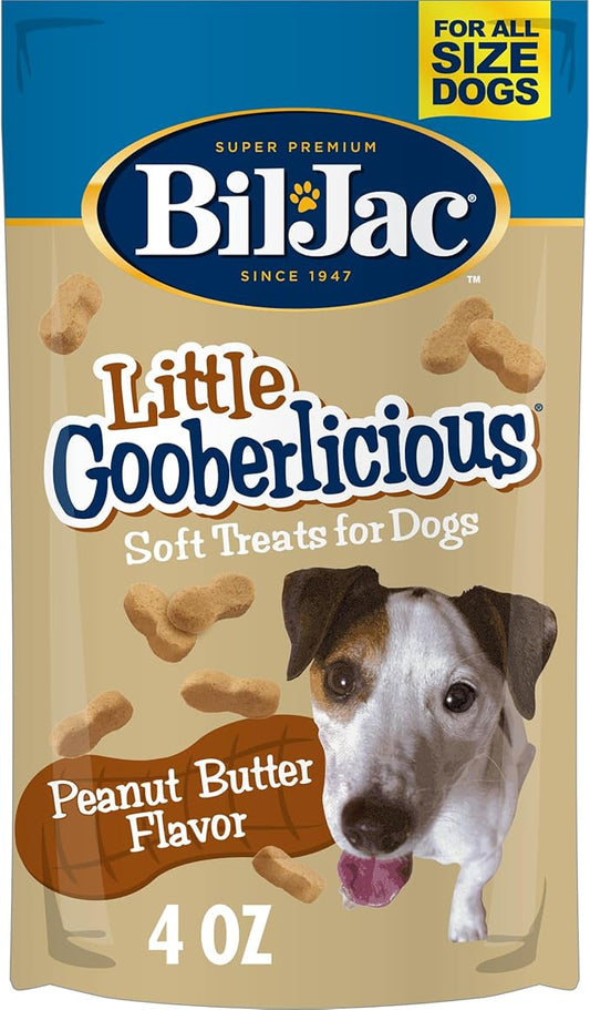 Bil-Jac Little Gooberlicious Dog Treats 4oz - Peanut Butter Flavor