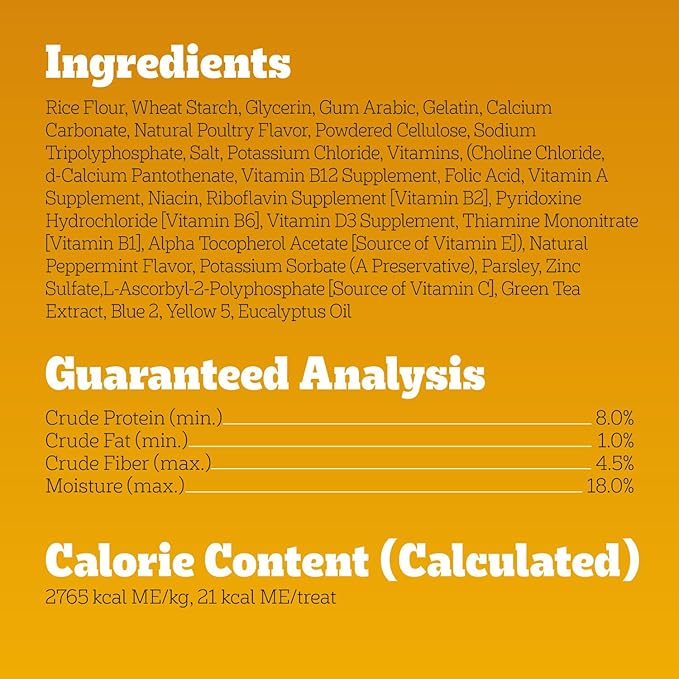 Pedigree Dentastix Dental Chews for Dogs, Small and Toy Breed Dog Treats, Fresh Flavor, (4) 51ct Bags (204 Treats Total)