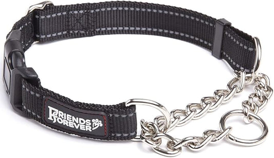 Friends Forever Martingale Collars for Dogs, Reflective No Pull Dog Collar for Training Large/Medium Breed Dogs, Medium