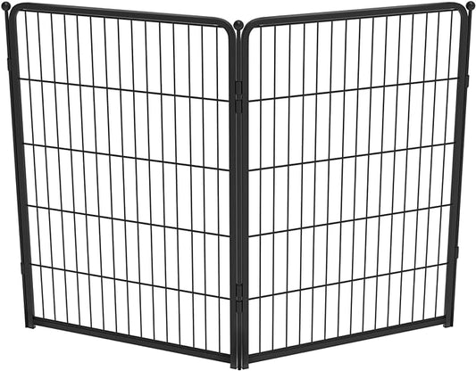 FXW Homeplus Unleashed Indoor Dog Playpen - Stress-Free and Safe Play, Heavy Duty 40 Inch 2 Panels Dog Pen for Medium and Large Dogs, Black│Patented