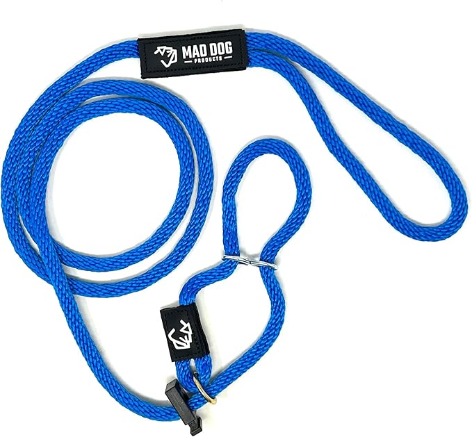 Mad Dog Products Easy Leader Dog Leash 1/2" x 15' Royal Signature Rope - Made in USA