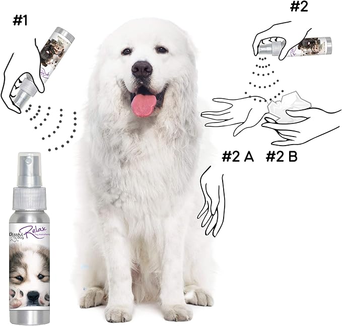 The Blissful Dog Great Pyrenees Relax Dog Aromatherapy Spray for Your Dog's Anxiety