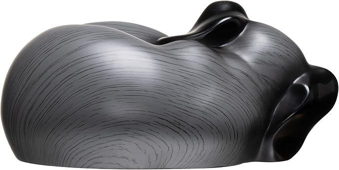 Pet Urns,Sleeping Resin Cremation Dog Urn, Dog Urns for Ashes, Small Animal Urn（Gray）…