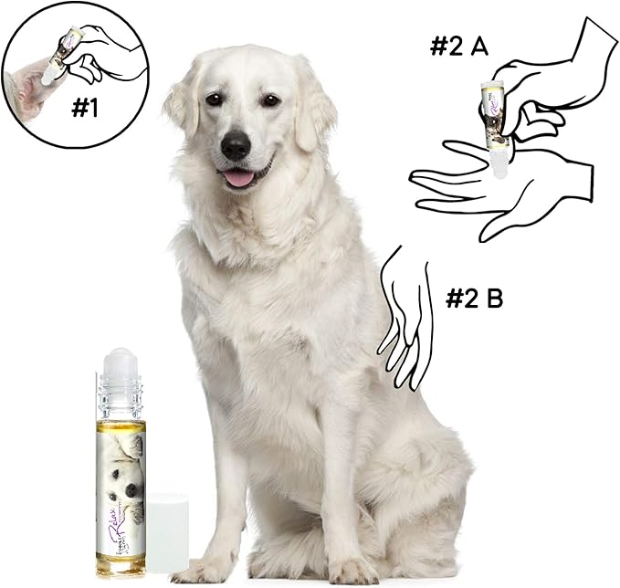 The Blissful Dog Kuvasz Relax Dog Aromatherapy, 0.45-Ounce Roll-On