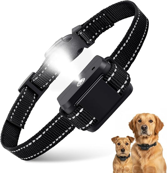 Citronella Dog Bark Collar, Dog Bark Collar for Large Medium Small Dogs, Bark Collar with Adjustable Spray & Sensitivity, Rechargeable Anti-Bark Collar for Dogs with Safe, 2 Collar Straps(Black)