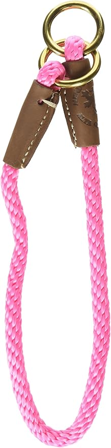 Mendota Pet Command Slip Collar - Dog Training Collar - Made in The USA - Pink - 18 in