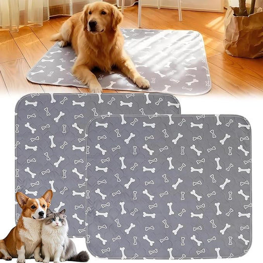 Puppy Pads with pheromones, Elite Pads for Cats, Washable Puppy Pads for Dogs and Cats, Leak-Proof & Anti-Slip Pet Training Pad for Home & Travel(Red, L: 35.4" × 31.5")