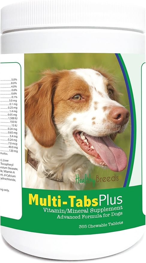 Healthy Breeds Brittany Multi-Tabs Plus Chewable Tablets 365 Count