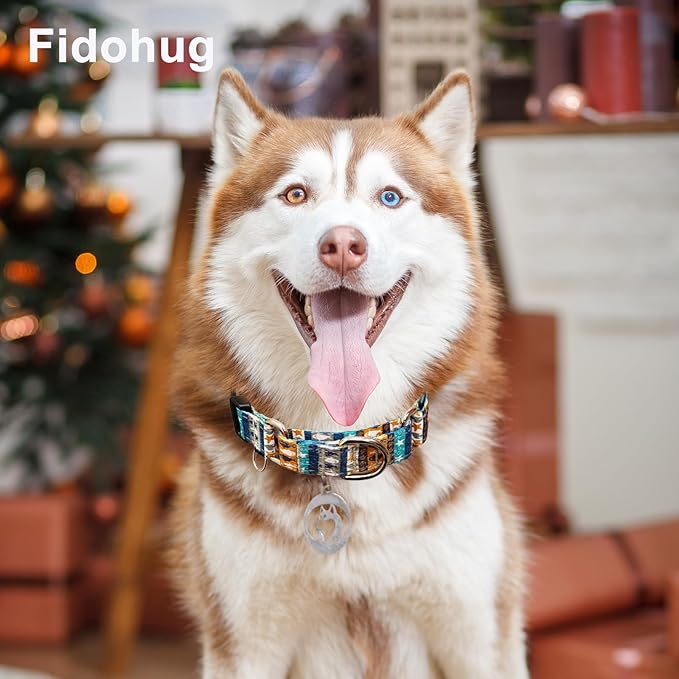 Reflective Martingale Collar with Buckle Shark Starfish Ethnic Stripe Adjustable Designer Dog Collars (Underwater World, XSmall)