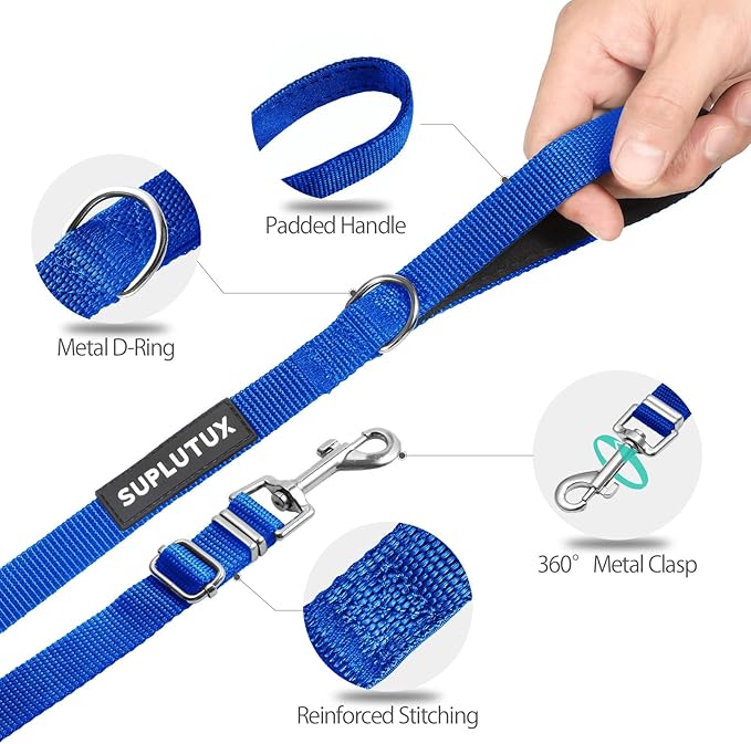 Long Leash for Dogs Outside - 10FT, 16FT, 30FT, 50FT Training Leash with Storage Pouch, for Small, Medium, Large Dogs, Ideal for Obedience Recall Training and Camping