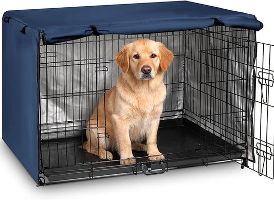 kefit Dog Crate Cover 54 inch, Kennel Cover for Dog Cage