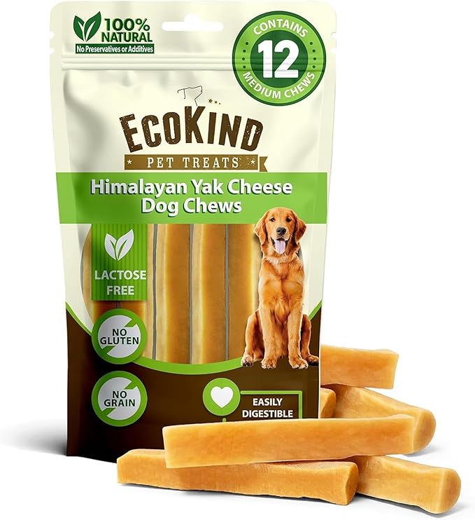 Ecokind Yak Chews - 12 Count Medium