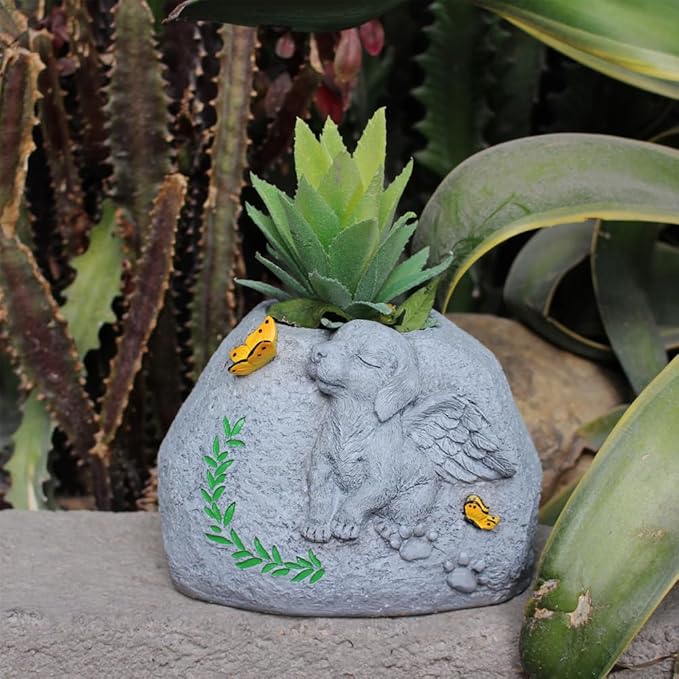 Pet Tombstone Dog Flowerpots Memorial Stone Dog Monument Pet Memorial Stones Pet Dog Grave Markers Garden Memorial Stones Dog Memorials Stones Funerary Monument Tombstone Flowerpots Pet Gift