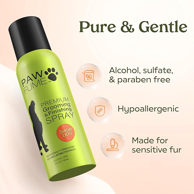 Paw Fume Stain & Odor Eliminator + Grooming Dog Spray