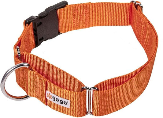 GOGO Pet Products Martingale Gentle Training Collar, X-Large, Orange