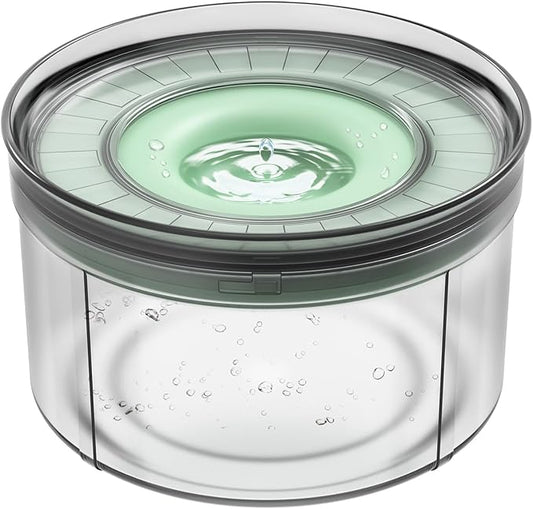 1Gallon No Spill Dog Water Bowl-3.8L Large Capacity, BPA-Free, Anti-Splash & Anti-Digging Design with Non-Slip Base, for Messy Drinkers