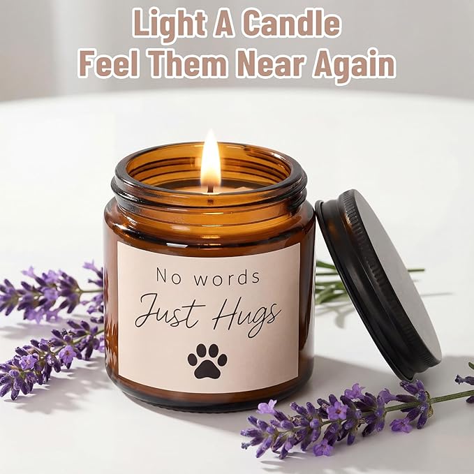 Dog Memorial Gifts for Loss of Dog, Pet Passing Away Bereavement Remembrance Gifts, Loss of Dog Sympathy Gift Baskets, Rainbow Bridge Memorial Decor, Loss of Pet Gift Box for Friends Family