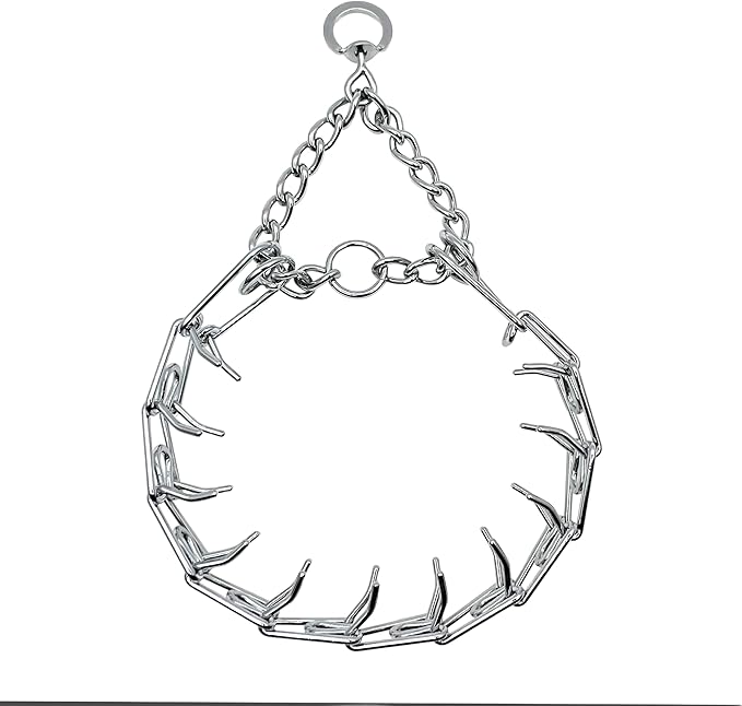 No Pull Dog Collar Dog Training Collar for Small Medium Large Dogs (Silver, XL)
