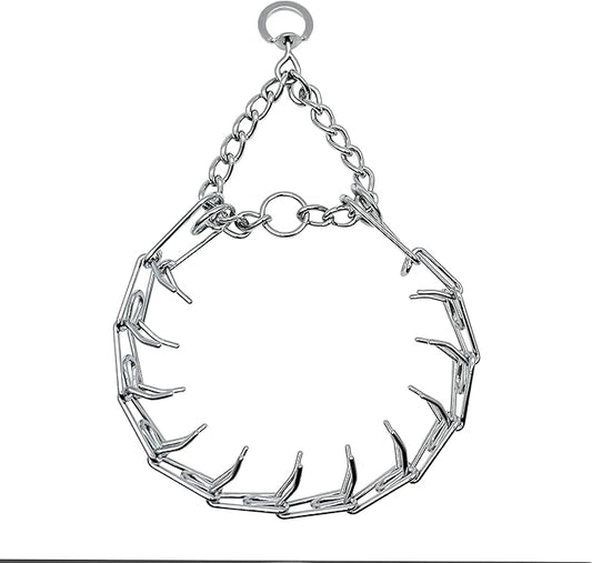 No Pull Dog Collar Dog Training Collar for Small Medium Large Dogs (Silver, XL)