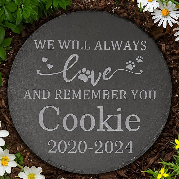 Pet Memorial Gift, Pet Memorial Stone, Sympathy Gift, Personalized Pet Memorial, Memorial Gift, Dog Memorial, Cat Memorial, Memorial Stone - Always Love and Remember You