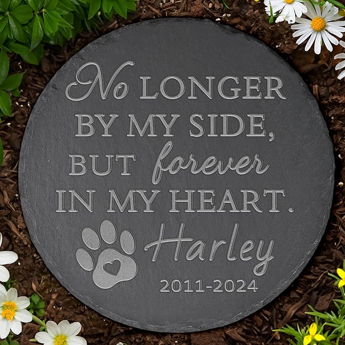 Pet Memorial Gift, Pet Memorial Stone, Sympathy Gift, Personalized Pet Memorial, Memorial Gift, Dog Memorial, Cat Memorial, Memorial Stone - Forever in My Heart