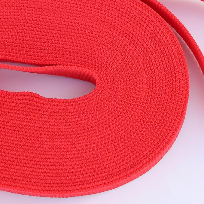 Dog Leash Puppy Obedience Recall Training Agility Lead 15ft, Great for Play, Camping, or Backyard