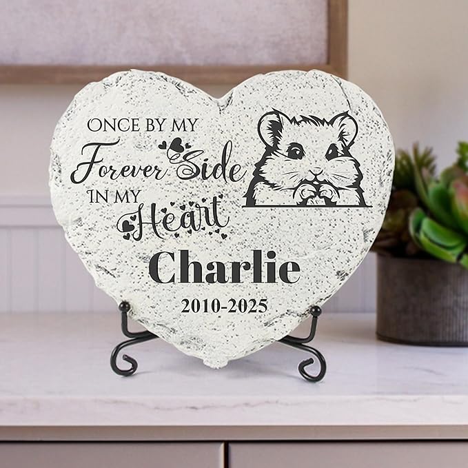 Personalized Dog Memorial Stone, Loss Gifts for Pet, Garden Stone, Pet Loss Gifts Cat Memorial Gifts, Cemetery Decorations, Grave Stone (Hamster)