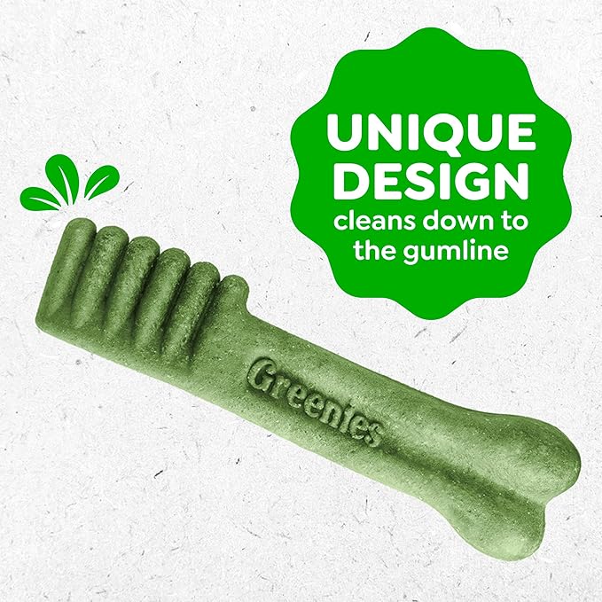 Greenies Veterinarian-Recommended Adult Natural Dental Dog Treats Teenie Size, Dog Dental Chews, Original Flavor, 6 oz. Pack, 22 Count