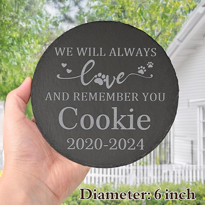 Pet Memorial Gift, Pet Memorial Stone, Sympathy Gift, Personalized Pet Memorial, Memorial Gift, Dog Memorial, Cat Memorial, Memorial Stone - Always Love and Remember You