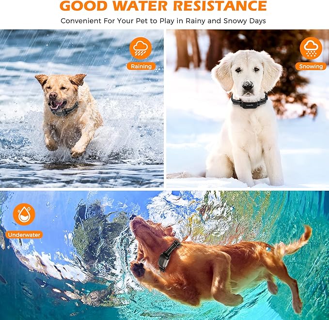 Wireless Dog Fence,Wireless Fence & Dog Training Dog 2-in-1,Electric Dog Collar Fence Wireless,Suitable of Dogs