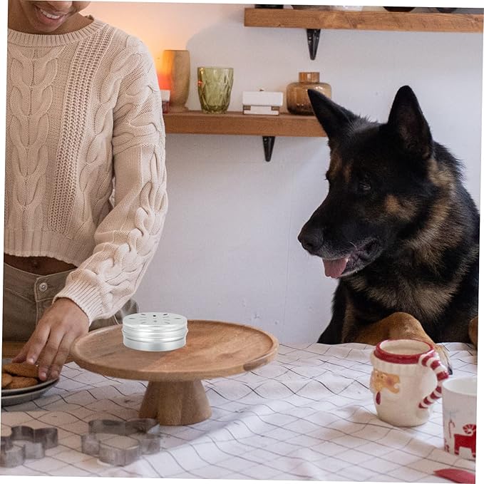 balacoo 30 pcs Dog Scent Training Containers Hollow Scent Work Tins Lids Dog Odor Training Tool Supplies