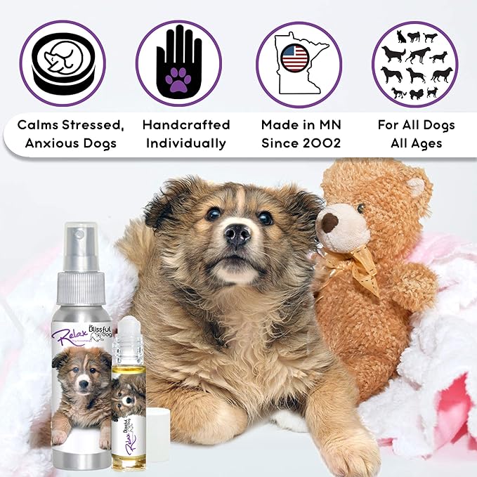 The Blissful Dog Mixed Breed Relax Dog Aromatherapy Spray for Your Dog's Anxiety