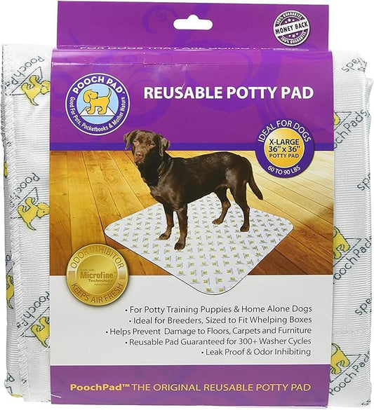 PoochPad Original Washable, Reusable Potty Pad (X-Large) - Unmatched Odor Control, Leakproof Puppy Training Pee Pad