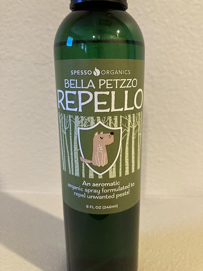 Repello Flea and Tick Spray for Dogs - Gentle & Effective Against Mosquitoes, Ticks, and Fleas - Made with Pure Organic Essential Oils