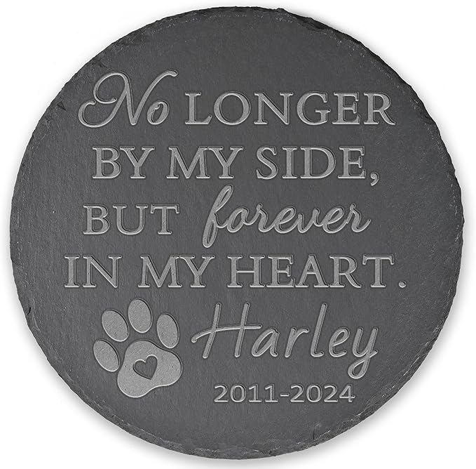 Pet Memorial Gift, Pet Memorial Stone, Sympathy Gift, Personalized Pet Memorial, Memorial Gift, Dog Memorial, Cat Memorial, Memorial Stone - Forever in My Heart