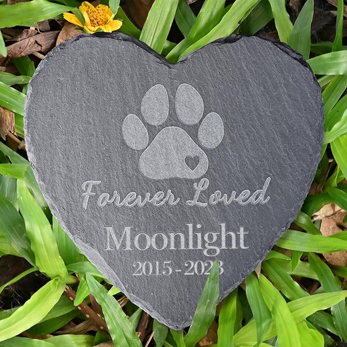 Personalized Dog Sympathy Gifts, Pet Memorial Stones for Loss of Dog, Pet Tombstones, Personalized Pet Passed Away Gifts, Pet Loss Gifts, Pet Memorial Gifts