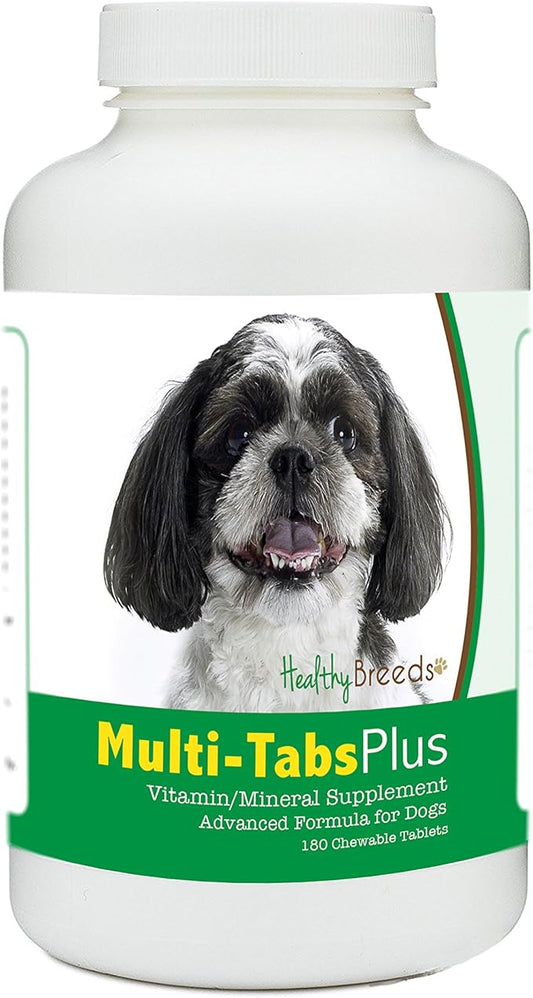Healthy Breeds Shih-Poo Multi-Tabs Plus Chewable Tablets 180 Count