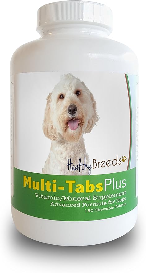 Healthy Breeds Labradoodle Multi-Tabs Plus Chewable Tablets 180 Count