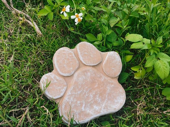 Personalized Dog Memorial Stones - Heartfelt Pet Memorial Stones for Dogs - Custom Dog Memorial Gifts - Eternal Garden Remembrance Stones for Beloved Pets - Engraved Sympathy Stones,Sand yellow