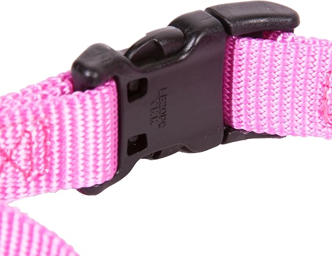 GOGO Pet Products 3/4-Inch Martingale Dog Collar, Medium, Pink