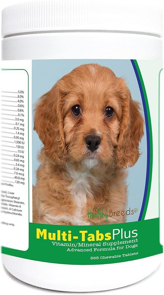Healthy Breeds Cavapoo Multi-Tabs Plus Chewable Tablets 365 Count