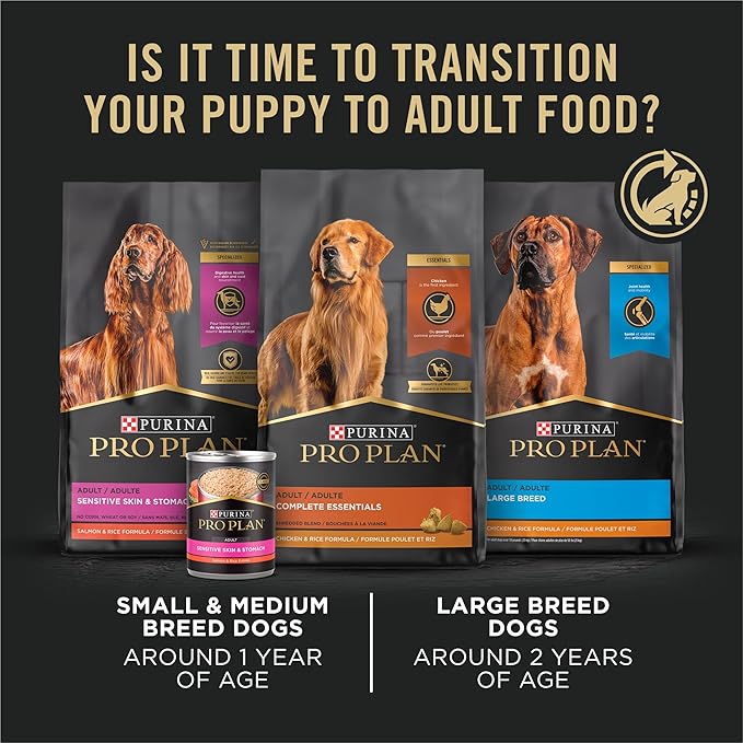 Purina Pro Plan Large Breed Chicken and Rice Formula Dry Puppy Food, High Protein Pet Food, 47 lb. Bag