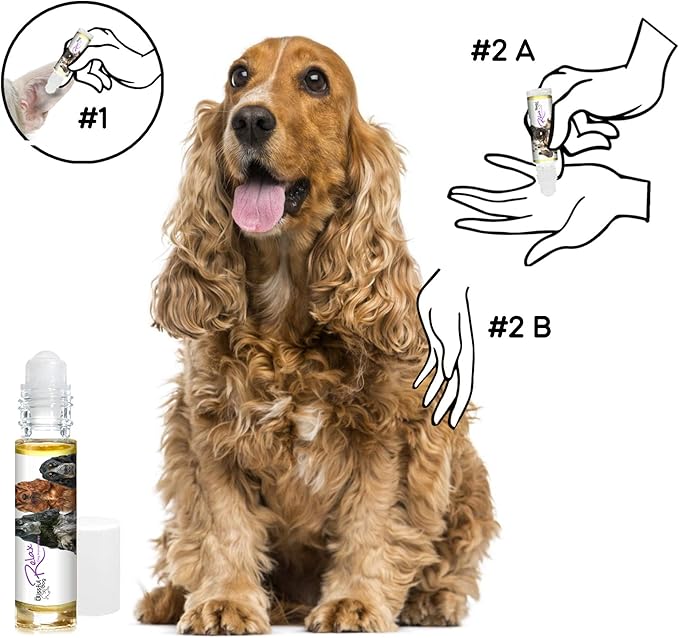 The Blissful Dog English Cocker Spaniel Relax Roll-ON Aromatherapy for Dogs - Anxiety Relief for Dogs