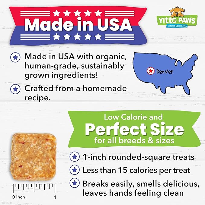 Organic Dog Treats – Crunchy, Strawberry & Peanut Butter Training Dog Biscuits – Vegan, Human-Grade, No Sugar Added – Healthy, All Natural – Made in USA for All Breeds, 3-Pack (24 oz)