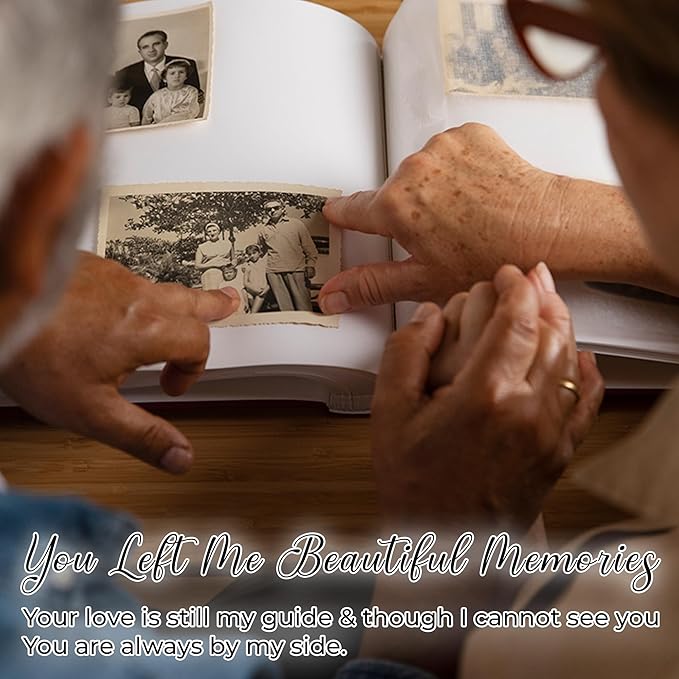 Lost Grandma Memorial Picture Frame - Sympathy Gifts, Personalized 4x6 Photo Wooden Frame Bereavement Remembrance Condolences In Loving Memory, Passed Away Gifts Home Decor HR1-GM-BLA