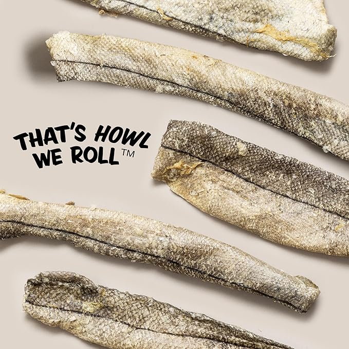 Polka Dog Bakery Haddock Skins All Natural Dog Treats Tube, 2 oz