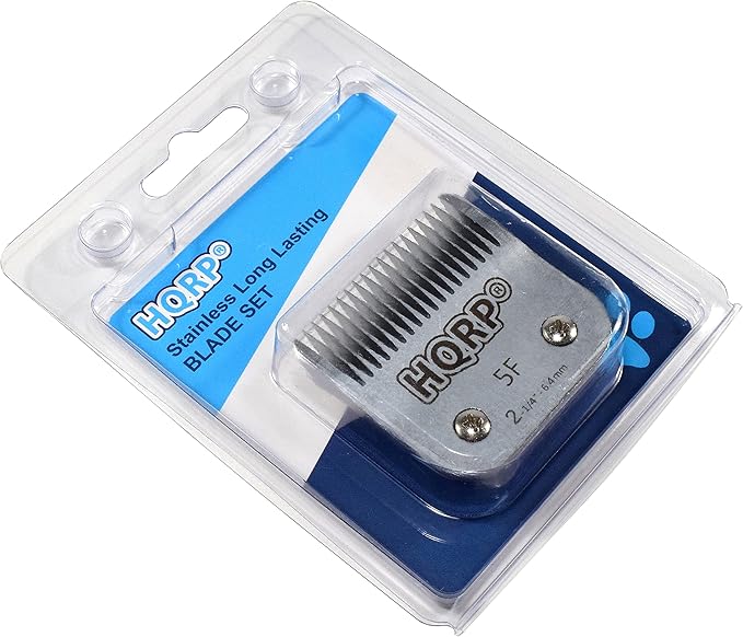 HQRP Animal Clipper Blade Compatible with Oster Size-5FC CryogenX Professional Pet Grooming Coaster