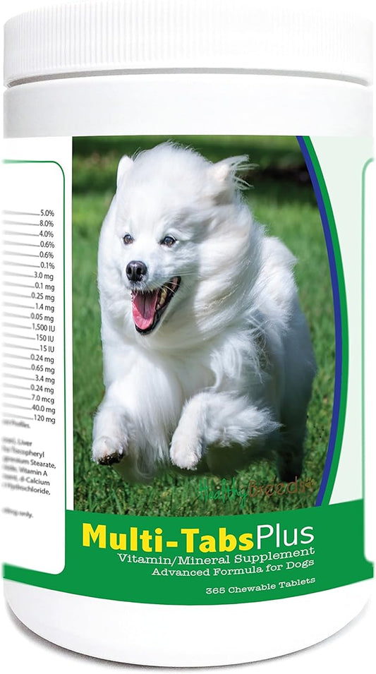 Healthy Breeds American Eskimo Dog Multi-Tabs Plus Chewable Tablets 365 Count